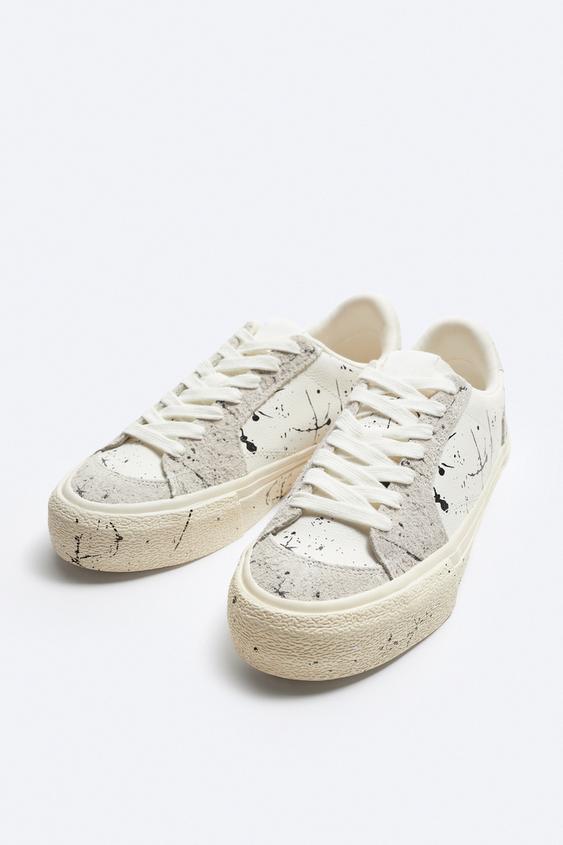 Printed trainers from Zara