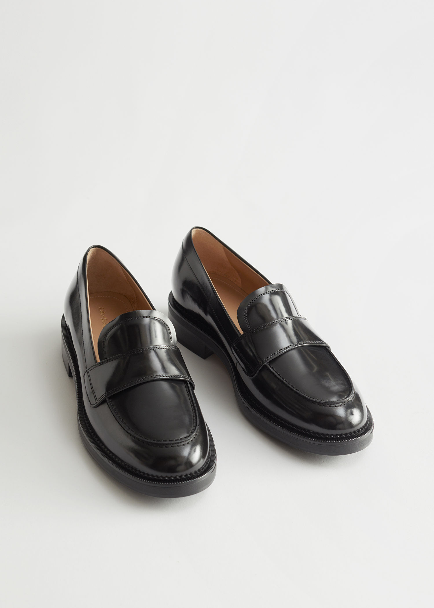 Leather Penny Loafers, now 65