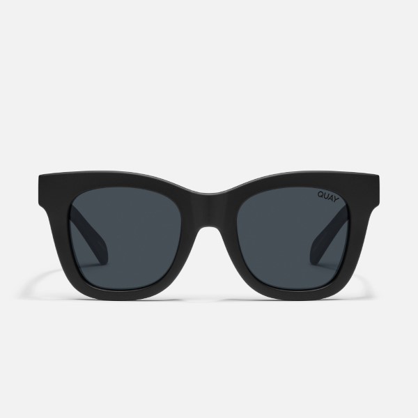After Hours Shield Sunglasses in Matte Black Frame from QUAY