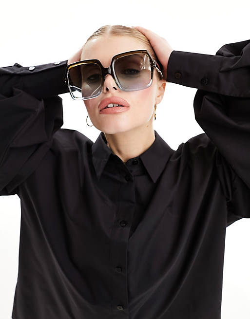 ASOS DESIGN oversized 70s sunglasses from ASOS