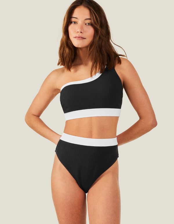 Accessorize Matching Textured Bikini Set