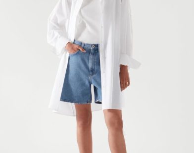 denim shorts from COS